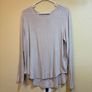 Joan Vass NWT Tan Long Sleeve Light Sweater XL